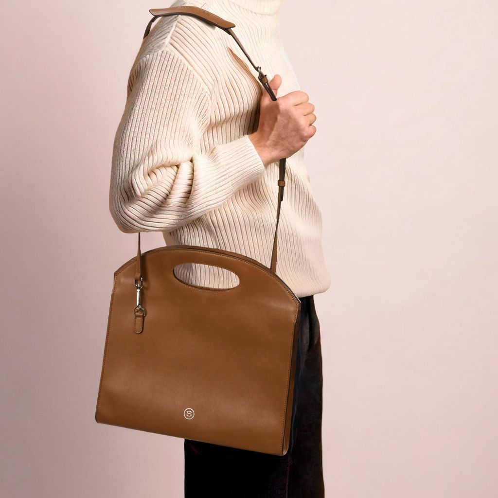 Sacoche modulable en cuir Partheas