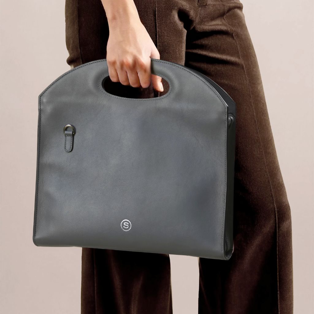 Sacoche bureau en cuir Atheas