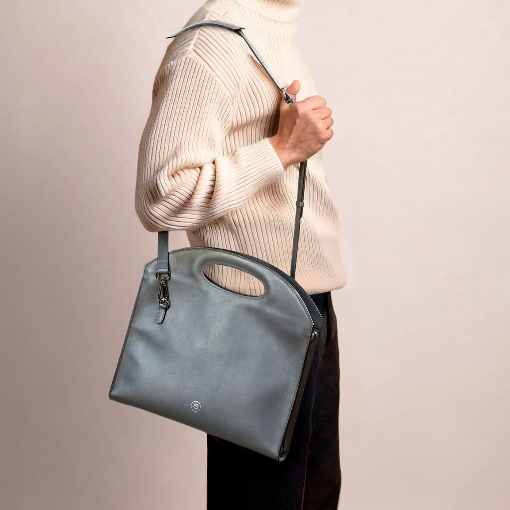 Sacoche bureau en cuir Atheas